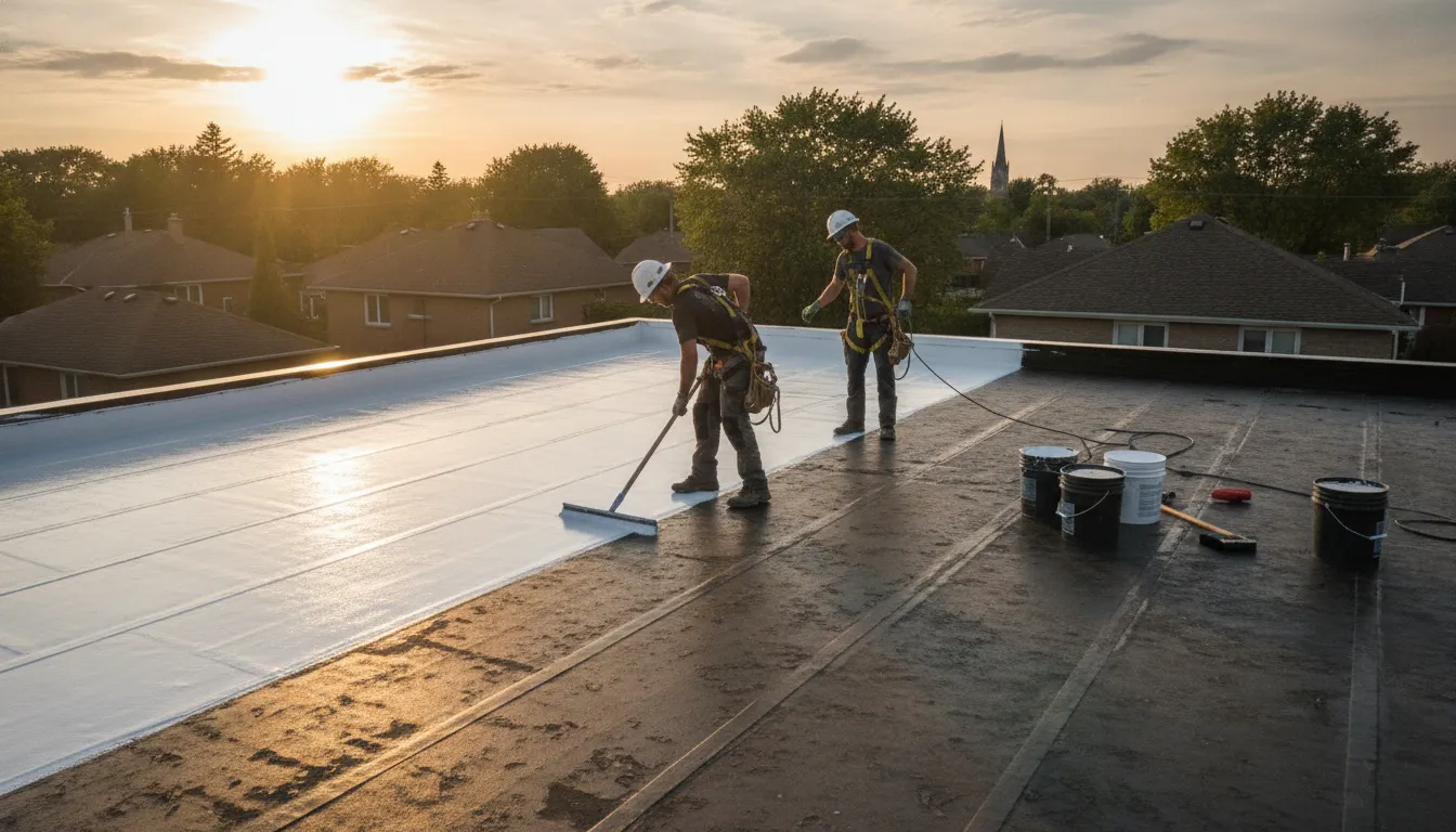 Restoring a Flat Roof Membrane for Long-Term Performance in East Gwillimbury