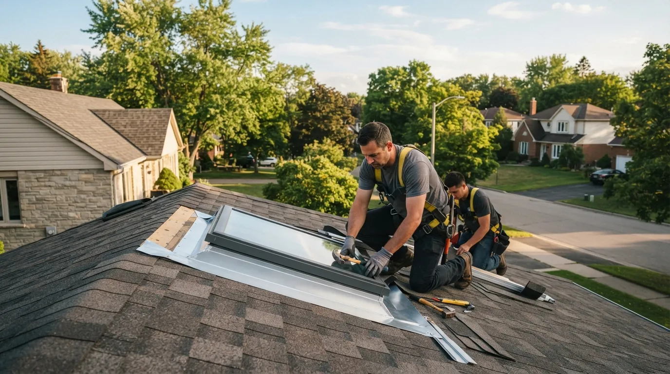 Skylight Replacement and Flashing Rebuild in King, Ontario
